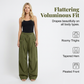 👖 Weite Plissee-Lantern-Hose für Damen – Bequeme Jogpants mit elastischem Bund & modischem Balloon-Schnitt!