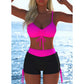 📢📢Letzter Tag 50% Rabatt!! ⏰👙Damen Bikini Set – Kordel-Top & Boyshorts, Verschiedene Designs🩱 Für Strand & Pool