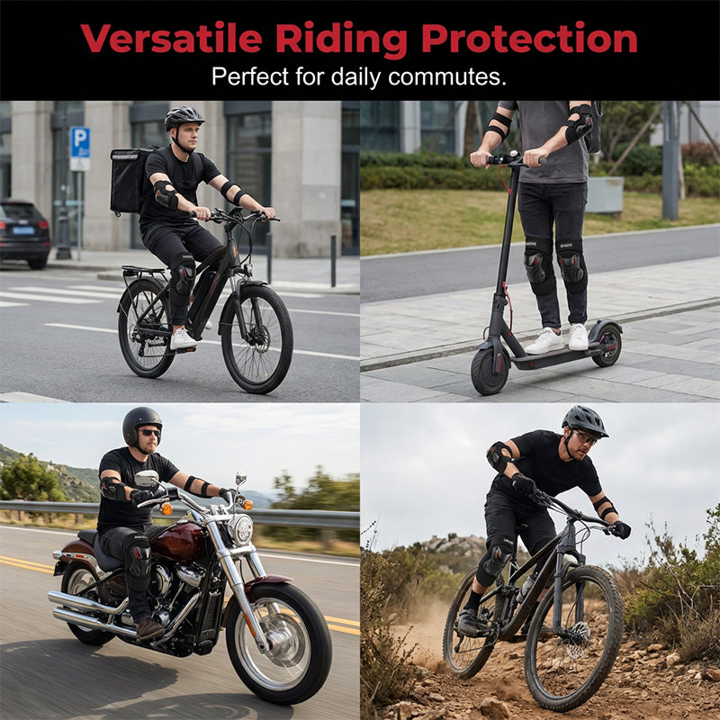 🏍️ 50% RABATT! 🛡️ Knie- & Ellbogenschoner – Verstellbar & stoßdämpfend ✨