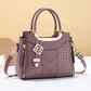 👜✨ 50% Rabatt! Premium Damen Handtasche mit V-Naht & Gold Hardware – Geräumig, Elegant & Vielseitig für den Alltag