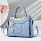 👜✨ 50% Rabatt! Premium Damen Handtasche mit V-Naht & Gold Hardware – Geräumig, Elegant & Vielseitig für den Alltag