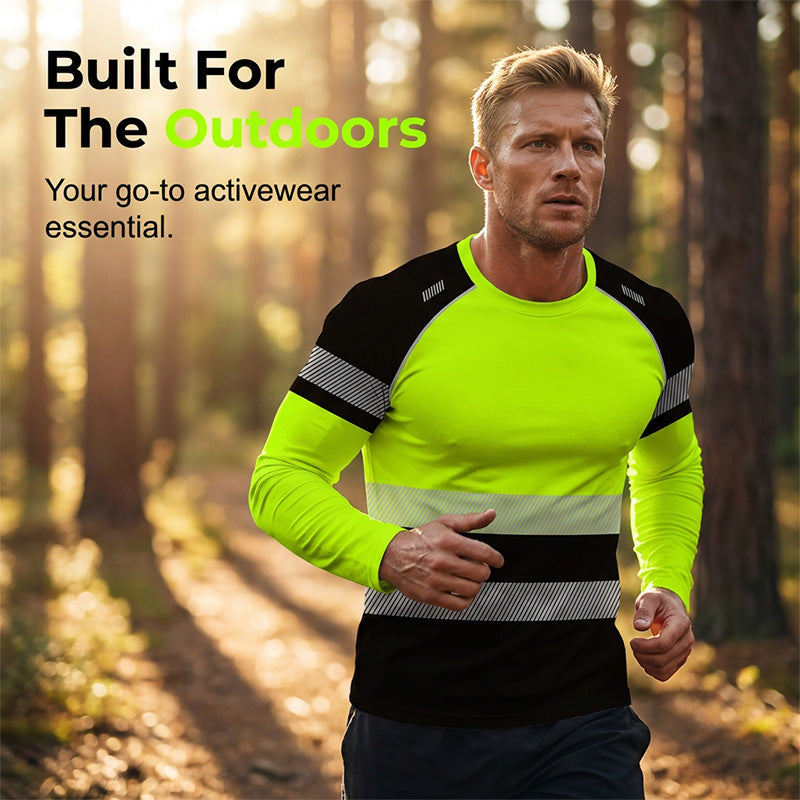 👕 55% RABATT! 🏃‍♂️ Sportliches Herren-Longsleeve – Feuchtigkeitsableitend & mit dezentem Print – Perfekt für aktive Tage, Joggen oder Freizeit – atmungsaktiv und bequem 🌿