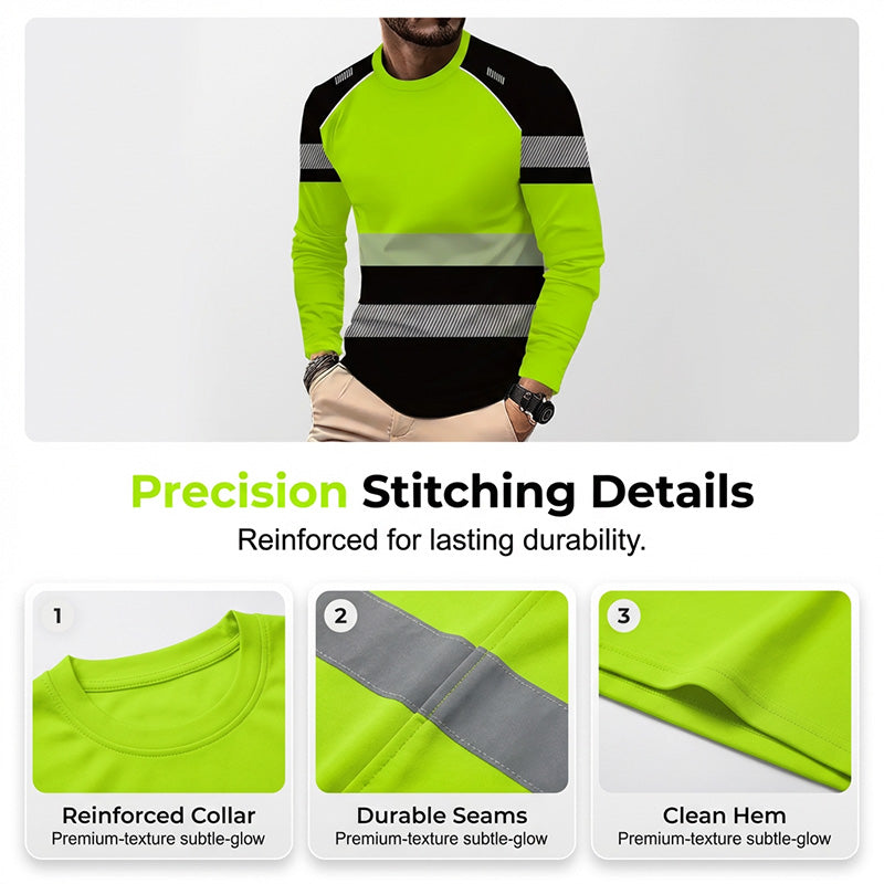 👕 55% RABATT! 🏃‍♂️ Sportliches Herren-Longsleeve – Feuchtigkeitsableitend & mit dezentem Print – Perfekt für aktive Tage, Joggen oder Freizeit – atmungsaktiv und bequem 🌿