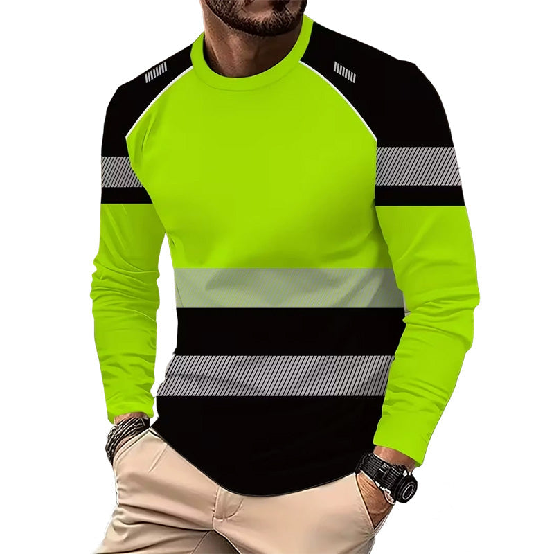 👕 55% RABATT! 🏃‍♂️ Sportliches Herren-Longsleeve – Feuchtigkeitsableitend & mit dezentem Print – Perfekt für aktive Tage, Joggen oder Freizeit – atmungsaktiv und bequem 🌿