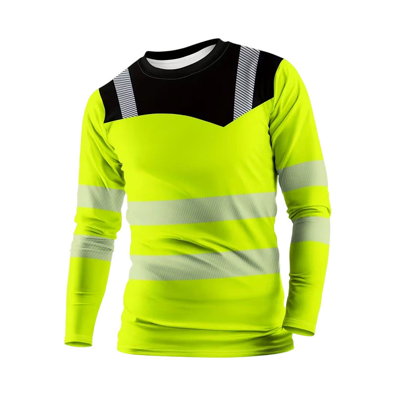 👕 55% RABATT! 🏃‍♂️ Sportliches Herren-Longsleeve – Feuchtigkeitsableitend & mit dezentem Print – Perfekt für aktive Tage, Joggen oder Freizeit – atmungsaktiv und bequem 🌿