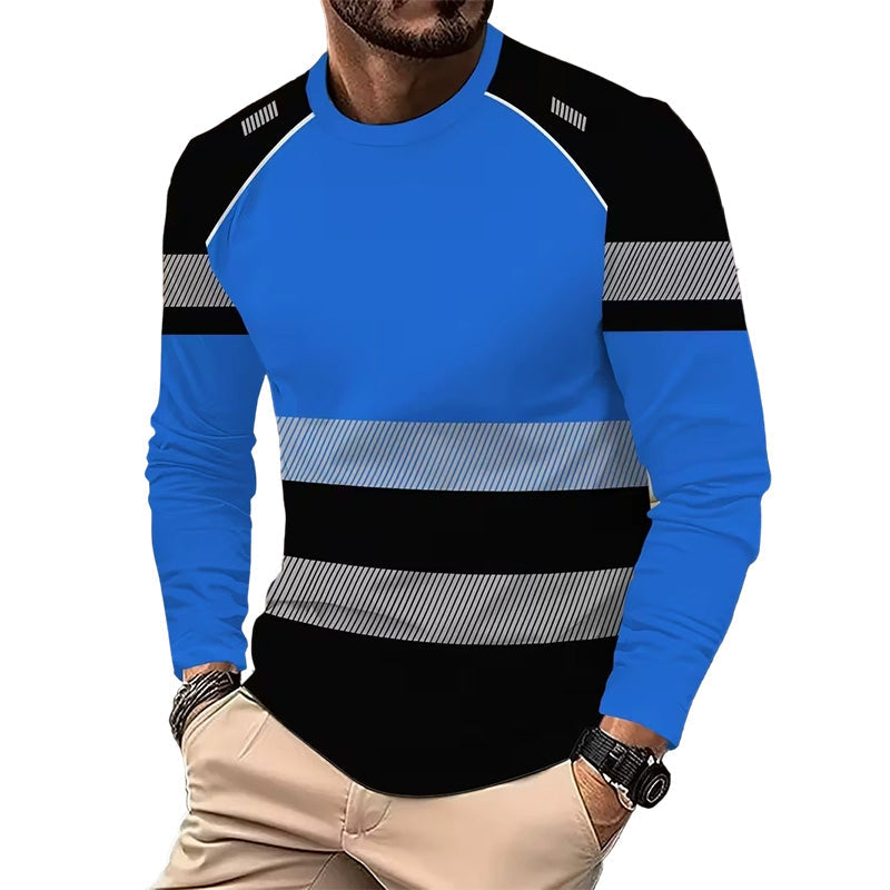 👕 55% RABATT! 🏃‍♂️ Sportliches Herren-Longsleeve – Feuchtigkeitsableitend & mit dezentem Print – Perfekt für aktive Tage, Joggen oder Freizeit – atmungsaktiv und bequem 🌿