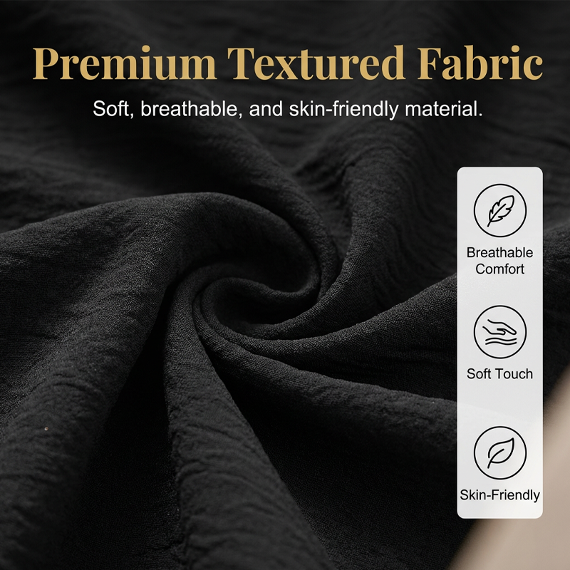 👗 Nur für kurze Zeit: 50 % Rabatt! ✨ Elegantes, rückenfreies Kleid mit Puffärmeln und Schleife – Knoten vorne, A-Linie 🎀
