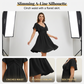 👗 Nur für kurze Zeit: 50 % Rabatt! ✨ Elegantes, rückenfreies Kleid mit Puffärmeln und Schleife – Knoten vorne, A-Linie 🎀