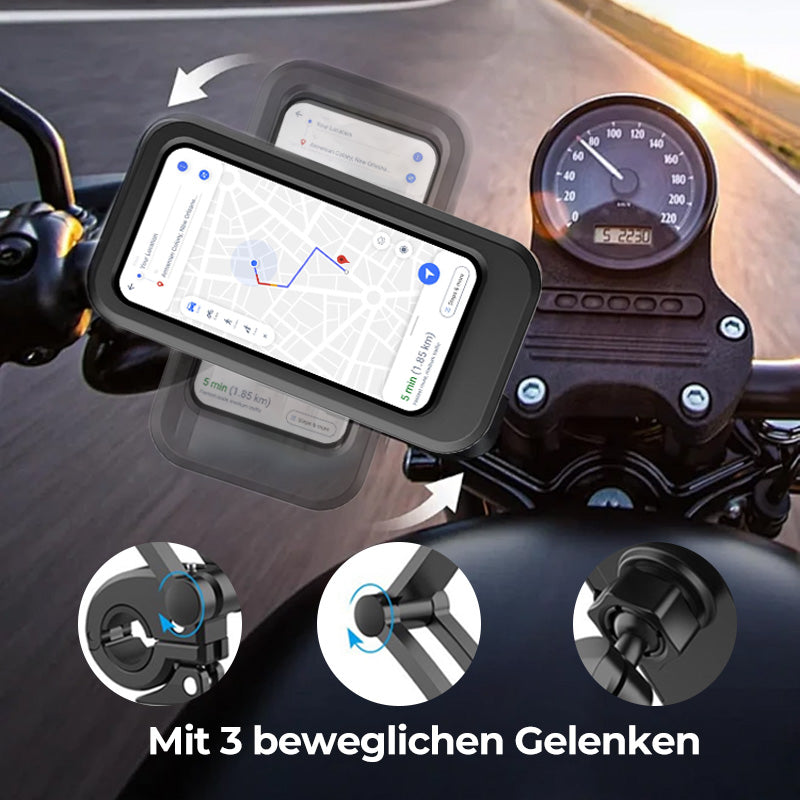 Universelle wasserdichte Handyhalterung für Fahrrad & Motorrad