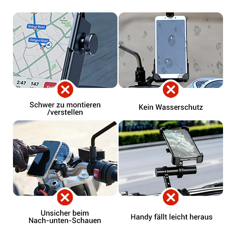 Universelle wasserdichte Handyhalterung für Fahrrad & Motorrad
