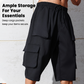 🩳 Robustes Outdoor-Cargohose – schnelltrocknend, atmungsaktiv & mit verstellbarem Bund, ideal für Wandern, Angeln & Camping