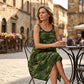 📢Mid-Season Sale: −50% nur für kurze Zeit⏰👗 Camouflage-Print Trägerkleid mit Metallringen