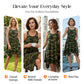 📢Mid-Season Sale: −50% nur für kurze Zeit⏰👗 Camouflage-Print Trägerkleid mit Metallringen