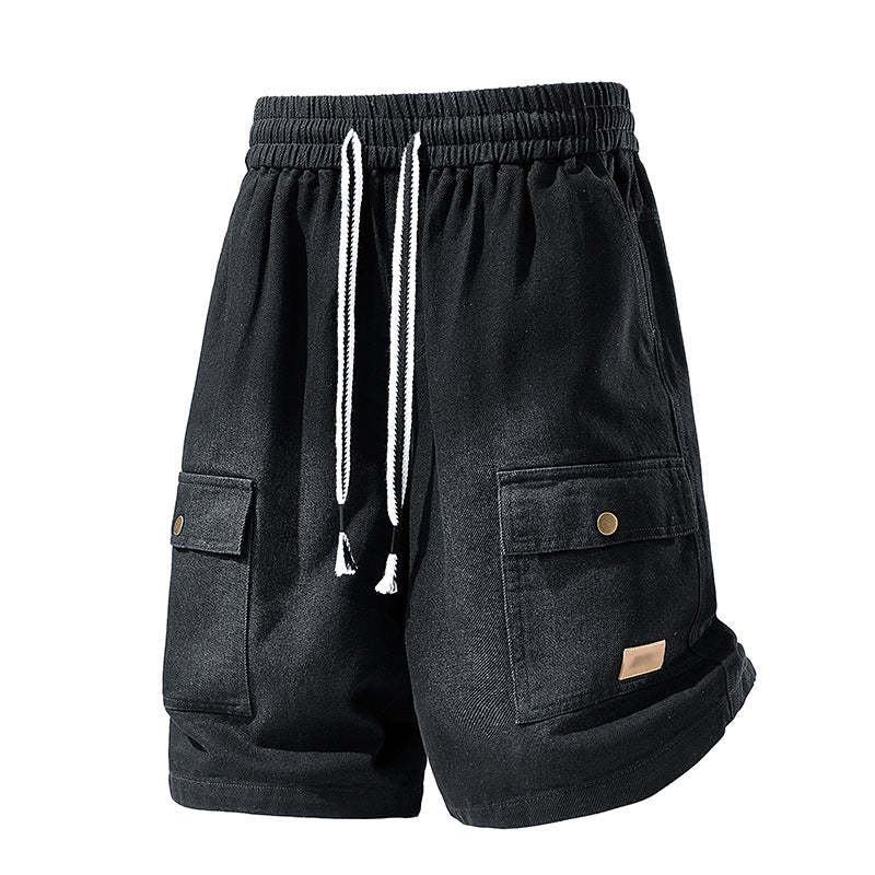 👖 50 % RABATT! 🏙️ Lose sitzende Denim-Cargo-Shorts für Herren – High-Street-Style & verstellbare Passform 🛹