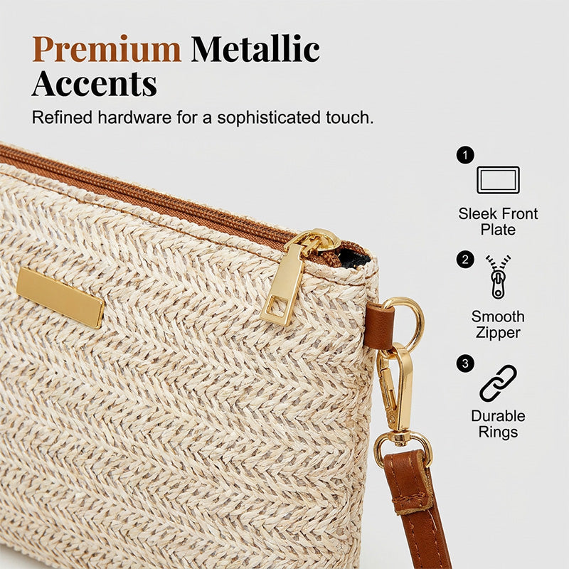📢📢 50 % RABATT !! ⏰ Moderne Stroh- & Basttasche 2026 – schlichte Handtasche als Shopper & Clutch, ideal für Sommer, Strand & Urlaub ☀️