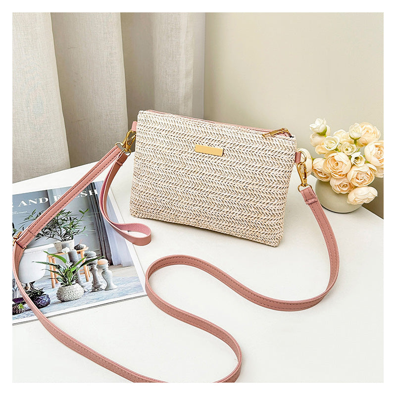 📢📢 50 % RABATT !! ⏰ Moderne Stroh- & Basttasche 2026 – schlichte Handtasche als Shopper & Clutch, ideal für Sommer, Strand & Urlaub ☀️