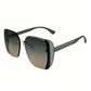 Randlose quadratische Oversize-Sonnenbrille