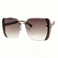 Randlose quadratische Oversize-Sonnenbrille
