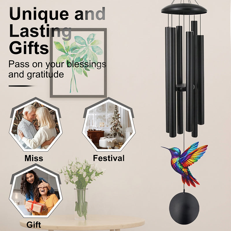 📢📢 40 % RABATT !! ⏰Vintage-Metall-Windspiel für den Garten – Als Gedenkklang, wetterfest & dekorativ, ideal für Terrasse, Balkon & Ruhezonen 🌿✨