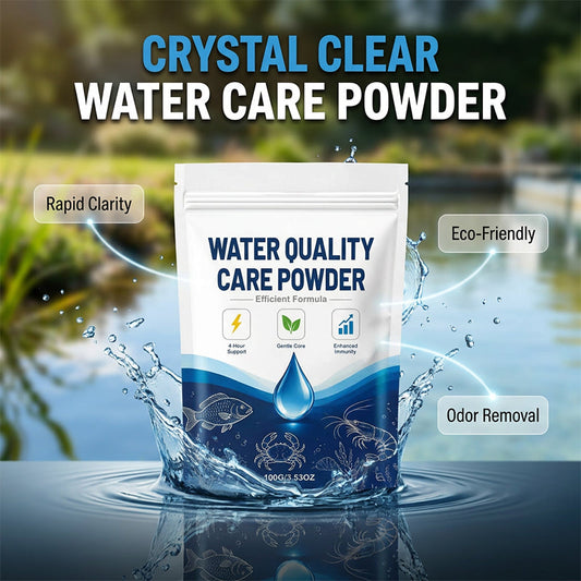 🌊🔄 40% RABATT! Schnell wirkendes, klärendes Süßwasserpulver – Bindet Trübstoffe & Algen – Für klares, gesundes Aquarien- & Gartenteichwasser ✨