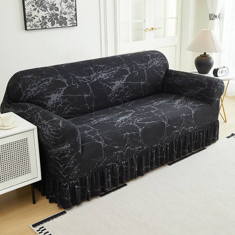 🔥 Nur für kurze Zeit: 50% Rabatt 🛋️ Elastischer Sofabezug mit Volant – Bedruckter, rutschfester Schutzbezug gegen Schmutz und Flecken