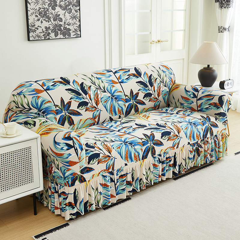 🔥 Nur für kurze Zeit: 50% Rabatt 🛋️ Elastischer Sofabezug mit Volant – Bedruckter, rutschfester Schutzbezug gegen Schmutz und Flecken