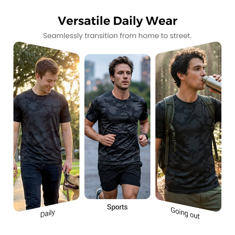 👕🌿 50% RABATT! Schnelltrocknendes Camouflage-Sport-T-Shirt für Herren – Atmungsaktiv & leicht – Feuchtigkeitsableitend, ideal für Fitnessstudio, Laufen oder Outdoor-Aktivitäten 💪✨