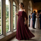 👗 ZEITLICH BEGRENZT 50% RABATT! 💥 Damen Elegantes Off-Shoulder Maxi-Kleid – Schulterfreies Design, tailliert, Spaghettiträger ✨