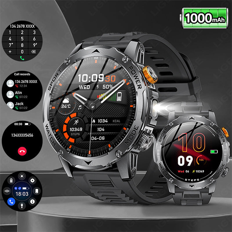⌚ Smartwatch mit Bluetooth, 1,7-Zoll-HD-Display und 1000-mAh-Akku