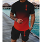 ☀️ Herren 3D-Farbverlauf T-Shirt & Shorts Set – Lässiges Sommer 2-teiliges Outfit | Jetzt im Sommerausverkauf 🔥