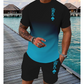 ☀️ Herren 3D-Farbverlauf T-Shirt & Shorts Set – Lässiges Sommer 2-teiliges Outfit | Jetzt im Sommerausverkauf 🔥