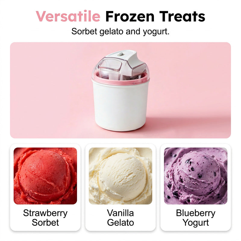 📢📢50 % RABATT !! ⏰ Eismaschine für die ganze Familie – Große Kapazität & einfache Bedienung – Cremiges Eis in wenigen Minuten – perfekt für heiße Tage, Partys oder selbstgemachte Desserts 🍦✨