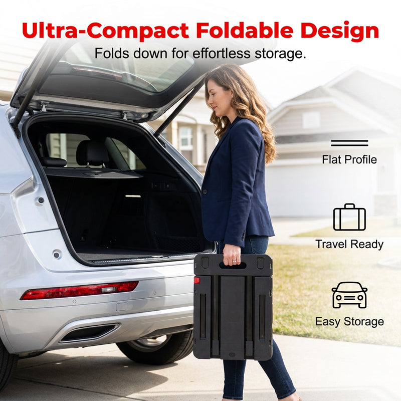 🛒 50% RABATT! 🚛 Faltbare Sackkarre – 150 kg Tragkraft & leise PU-Räder – Teleskopgriff & Sicherheitsriegel – kompakt & platzsparend 💪🔇📦✨
