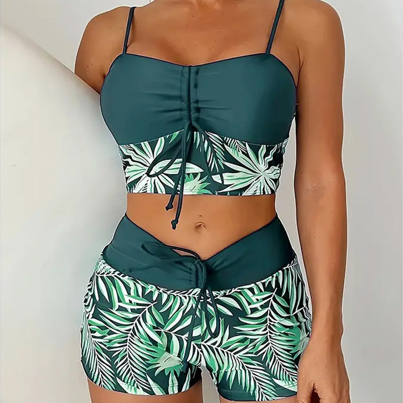 👙 Bedruckter zweiteiliger Badeanzug für Damen – modischer Look, bequeme Passform & vielseitig – perfekt für Strand, Pool & Urlaub – figurschmeichelnd & schnell trocknend