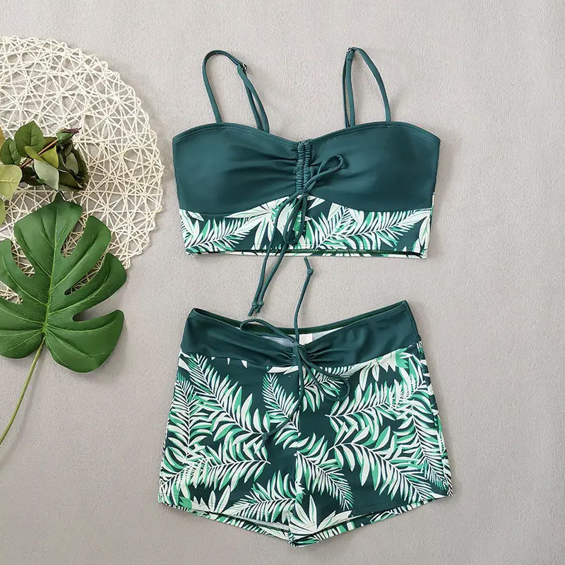 👙 Bedruckter zweiteiliger Badeanzug für Damen – modischer Look, bequeme Passform & vielseitig – perfekt für Strand, Pool & Urlaub – figurschmeichelnd & schnell trocknend