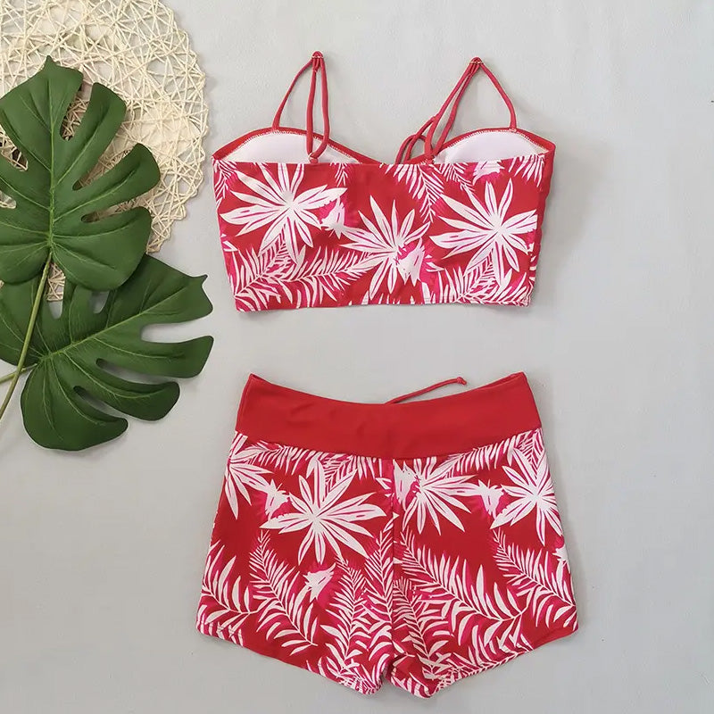👙 Bedruckter zweiteiliger Badeanzug für Damen – modischer Look, bequeme Passform & vielseitig – perfekt für Strand, Pool & Urlaub – figurschmeichelnd & schnell trocknend