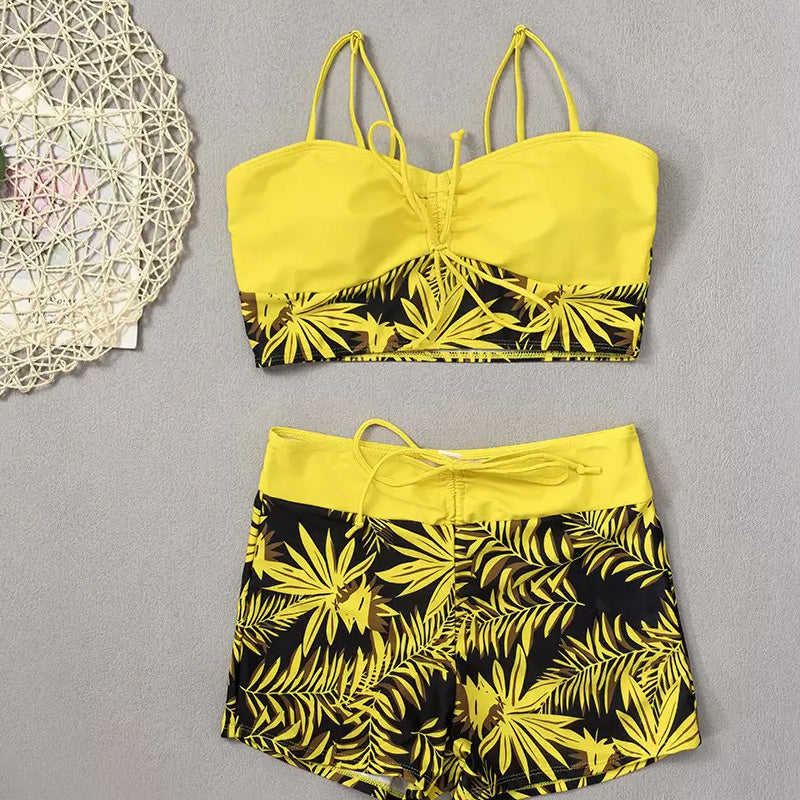 👙 Bedruckter zweiteiliger Badeanzug für Damen – modischer Look, bequeme Passform & vielseitig – perfekt für Strand, Pool & Urlaub – figurschmeichelnd & schnell trocknend