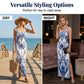 💥LETZTER TAG – 50 % RABATT!👗Damen Maxikleid mit Blumenmuster | Premium Stoff & figurbetont für Urlaub & Anlässe ✨