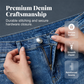 👖💙 NUR KURZE ZEIT: 50% RABATT! Damen Stretch Bermuda Jeans-Shorts – Vintage Used-Look, Destroy-Details, elastischer Stoff für maximalen Komfort ✨