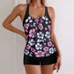 👙50% RABATT!🌊Zweiteiliges Damen-Tankini-Set mit Print – Figurumschmeichelnd & schnell trocknend – Perfekt für Strand, Pool oder heiße Sommertage – bequemer Badespaß mit Stil☀️✨
