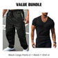 ⏰ 50 % RABATT – Nur für kurze Zeit 🛠️ Herren Cargo-Hose 🌿 Strapazierfähig, Mehrere Taschen & Lockere Passform für Outdoor und Freizeit