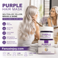🎉 Nur für kurze Zeit: 50 % Rabatt! 🔥✨Feuchtigkeitsspendende, violette Haarmaske mit langanhaltendem Duft, Anti-Gelbstich-Intensivpflege für blondiertes Haar