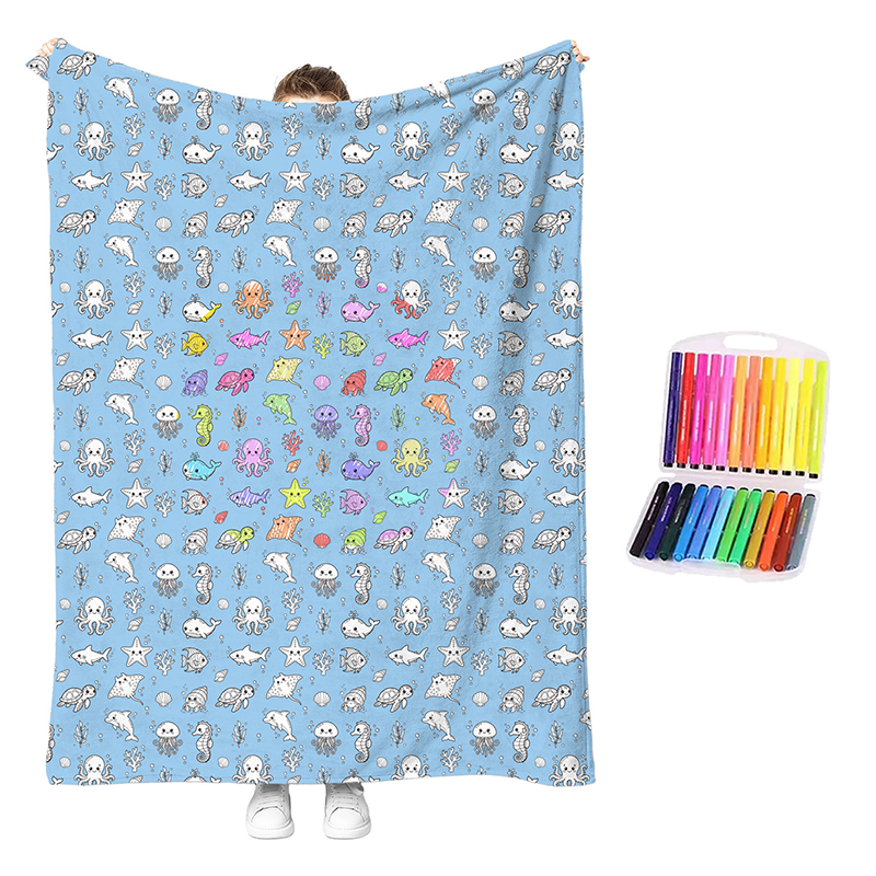 🎉 Sonderangebot dieser Woche – 50 % RABATT ✨🎨 Kreatives gemütliches Mal‑Decken‑Set
