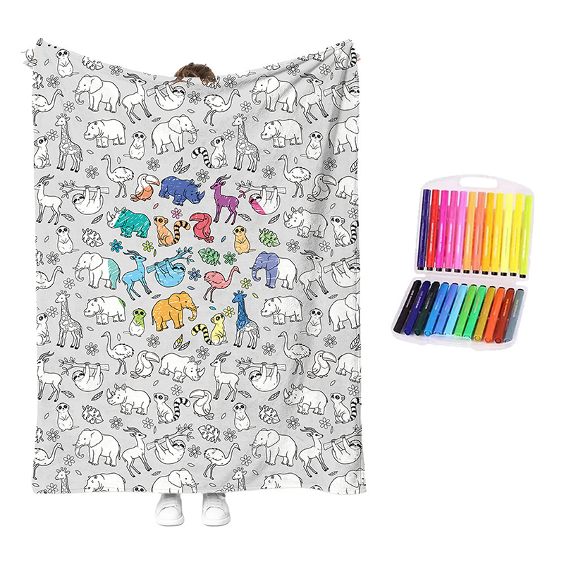 🎉 Sonderangebot dieser Woche – 50 % RABATT ✨🎨 Kreatives gemütliches Mal‑Decken‑Set