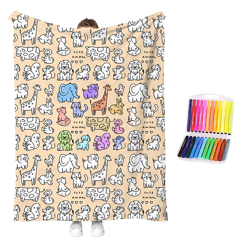 🎉 Sonderangebot dieser Woche – 50 % RABATT ✨🎨 Kreatives gemütliches Mal‑Decken‑Set