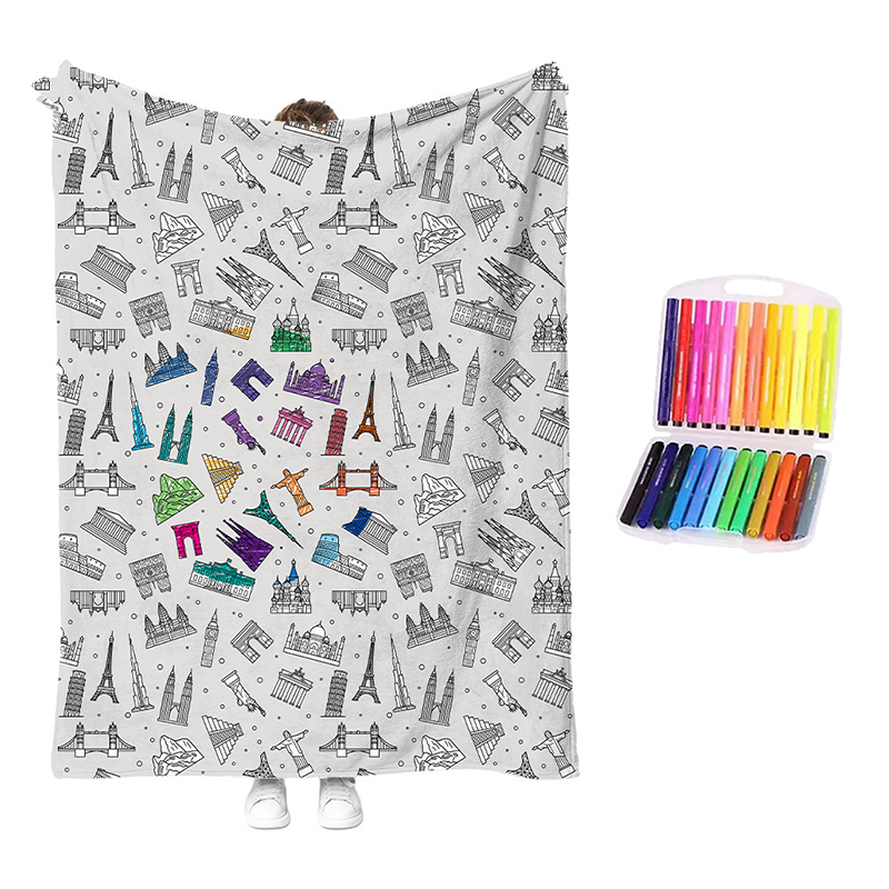 🎉 Sonderangebot dieser Woche – 50 % RABATT ✨🎨 Kreatives gemütliches Mal‑Decken‑Set
