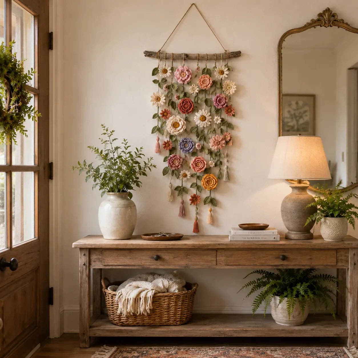 ❄️Sommerfrische 50 % Rabatt!🌸Boho-Dekoration mit all'uncinetto Blumen 🌸🌿