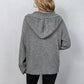 🛍️ 50 % Rabatt – Damen-Strickjacke mit Kapuze & Knopfleiste – einfarbig, mit Kordelzug & vielseitig für Alltag & Freizeit 🧥