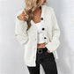 🛍️ 50 % Rabatt – Damen-Strickjacke mit Kapuze & Knopfleiste – einfarbig, mit Kordelzug & vielseitig für Alltag & Freizeit 🧥