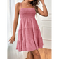 👗✨ Sommerkleid Damen – Trägerkleid mit Smokdetail | Jetzt 50% Rabatt 🌸